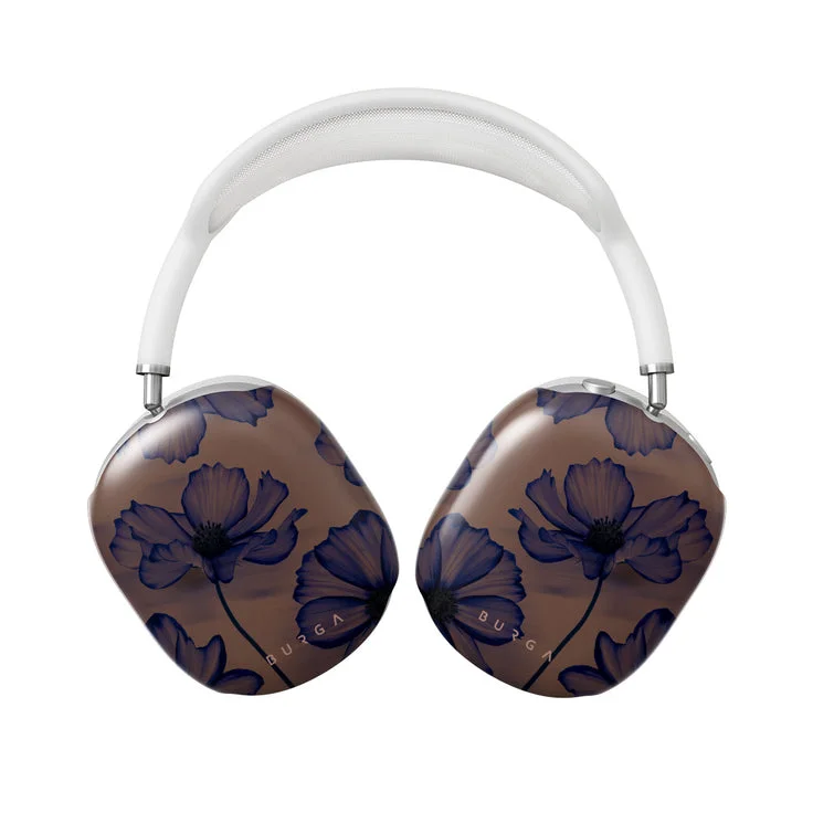 بورجا حافظة بورجا فيلفيت نايت لسماعات آبل إيربودز ماكس - غطاء صلب واقٍ فاخر مقاوم للخدش والصدمات، حافظة سماعات بتصميم خفيف الوزن